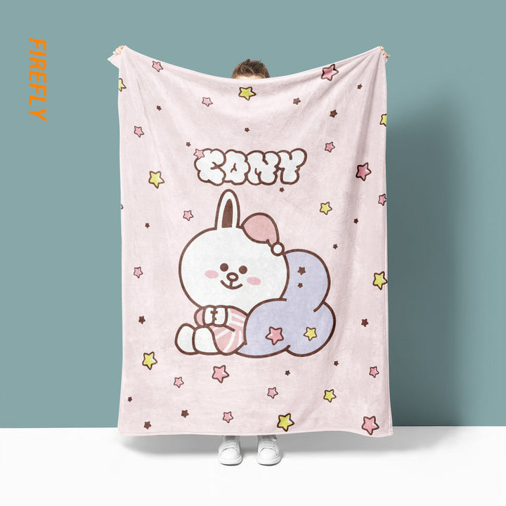 Plush Cartoon Animal Blanket