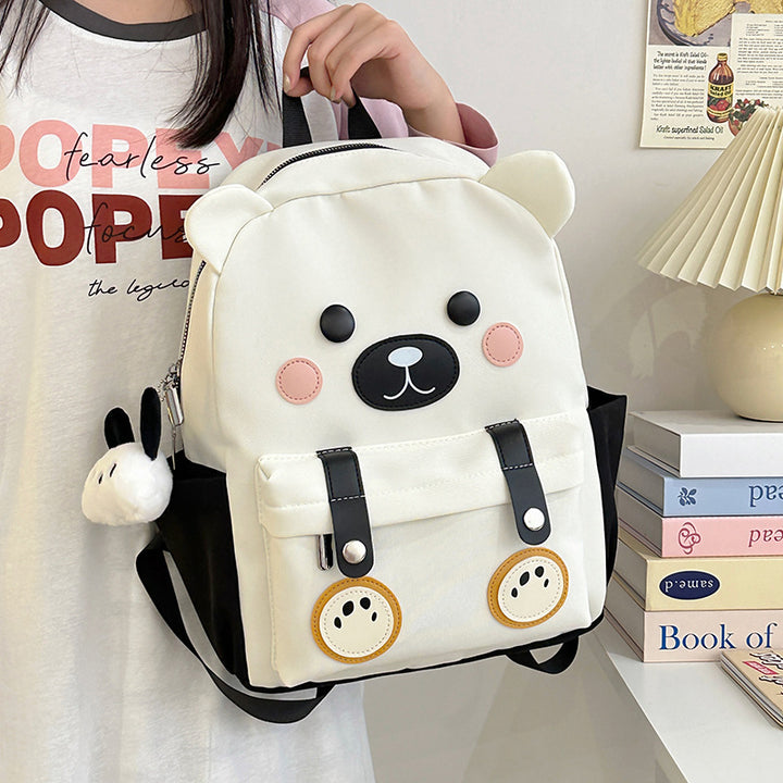 Plush backpack with bear design Stornfield