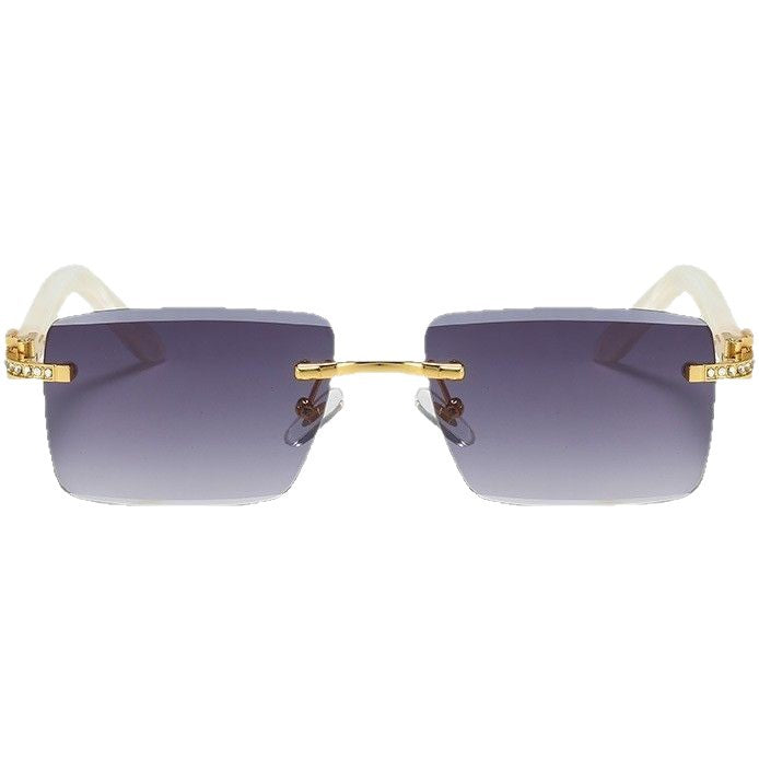Ladies fashionable square sunglasses with luxurious accent and UV protection Stornfield
