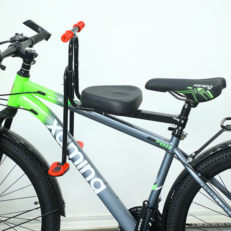 adjustable padded child bicycle passenger seat with safety armrest Stornfield