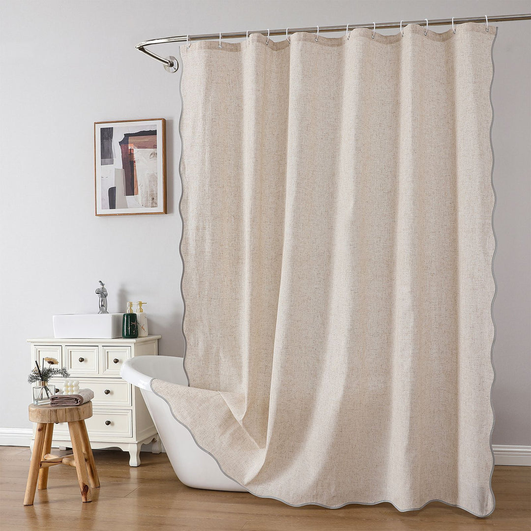 Modern Minimalist Shower Curtain Stornfield
