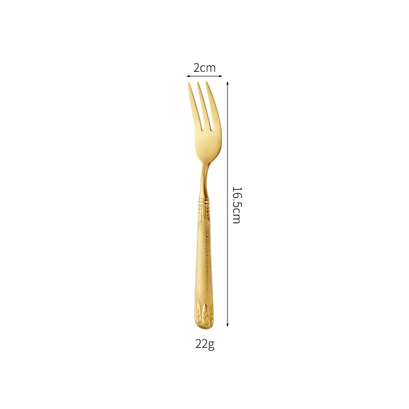 Elegant teaspoon with artistic handle design Stornfield
