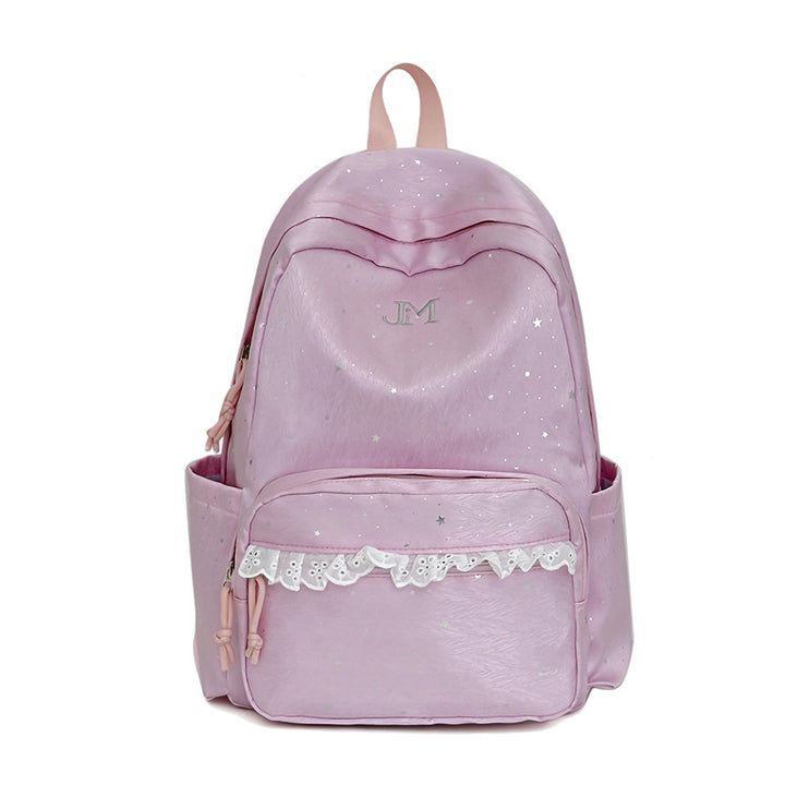 Stylish Star-Embellished Backpack
