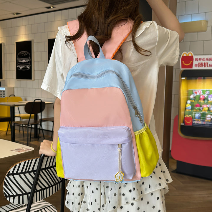 Multifunctional Colorblock Backpack Stornfield