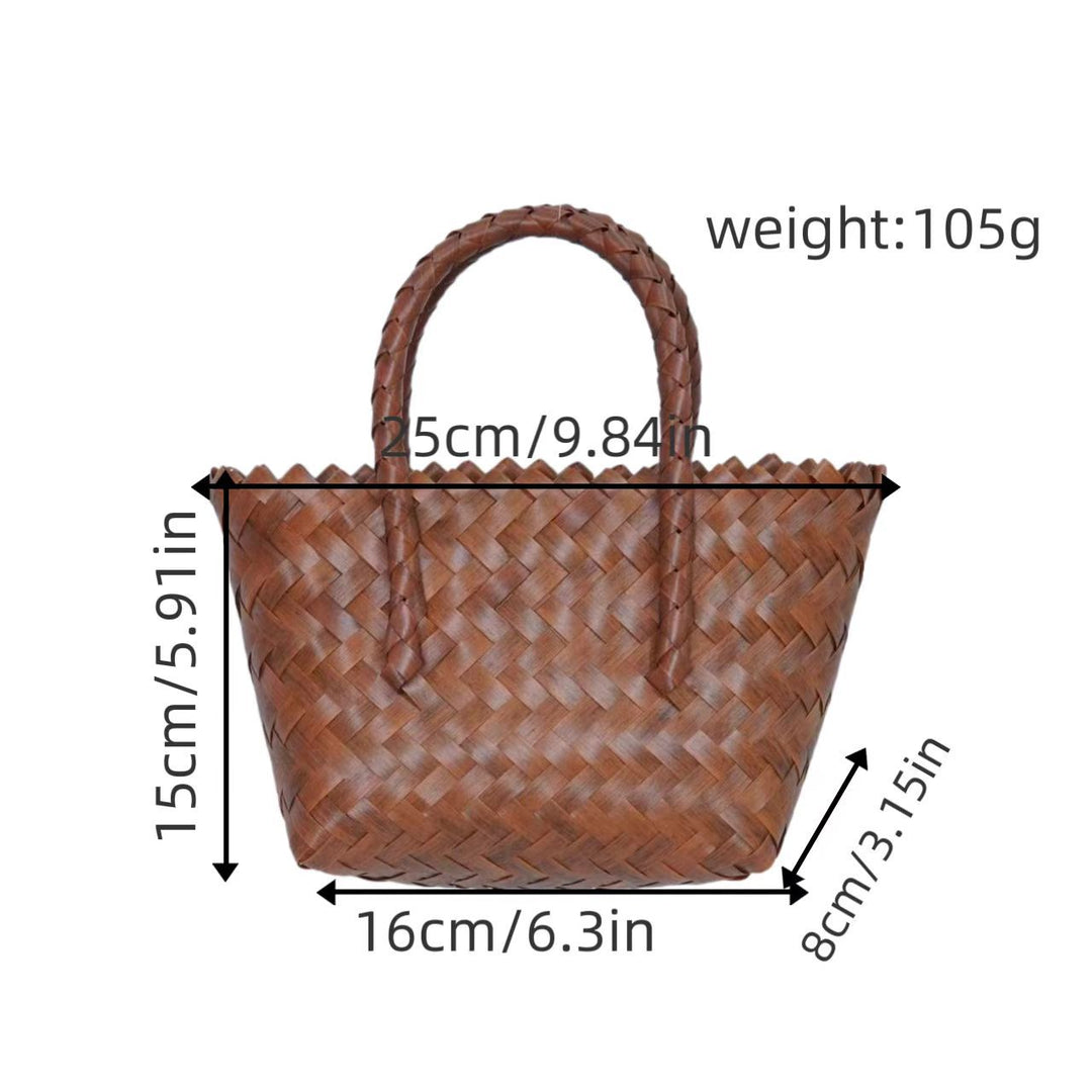 Braided tote bag with ergonomic handles Stornfield