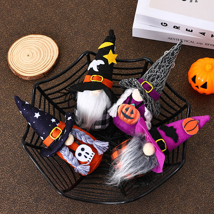 Decorative Halloween Gnome Figure Stornfield