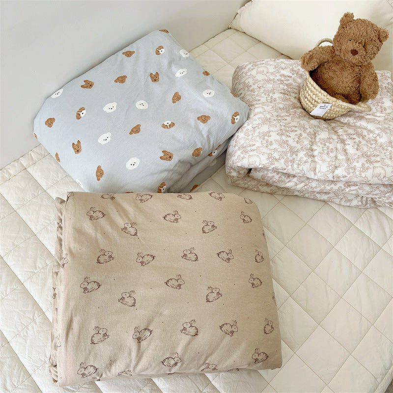 Unisex cotton pillowcase with cheerful bear design Stornfield