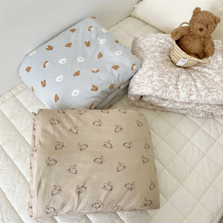 Unisex cotton pillowcase with cheerful bear design Stornfield