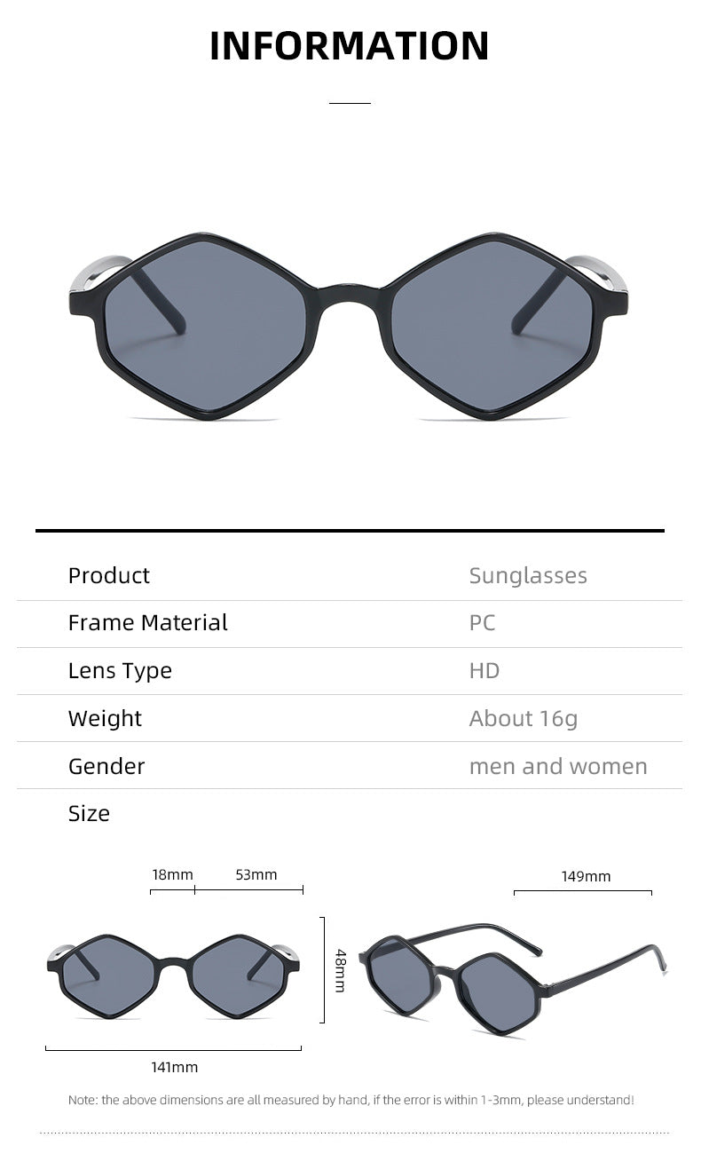 Women's stylish geometric sunglasses with elegant frame Stornfield