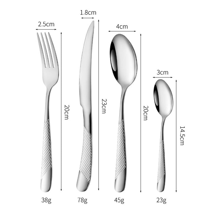 Fine and elegant table knife with non-slip handle Stornfield