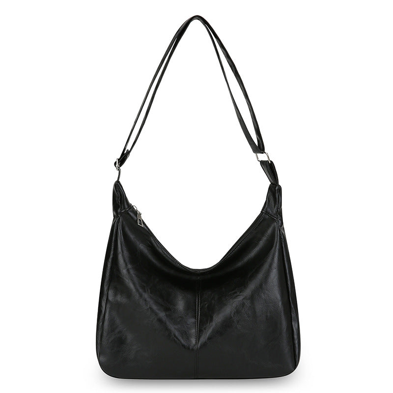 Elegant Leather Shoulder Bag Stornfield