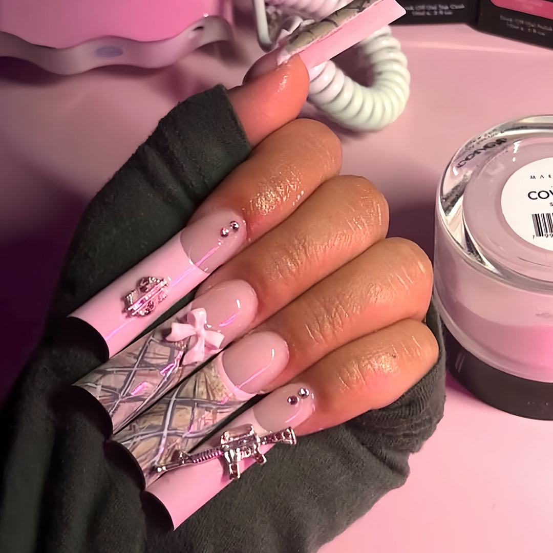 Glamorous 3D Decorative Nail Art Extensions Stornfield