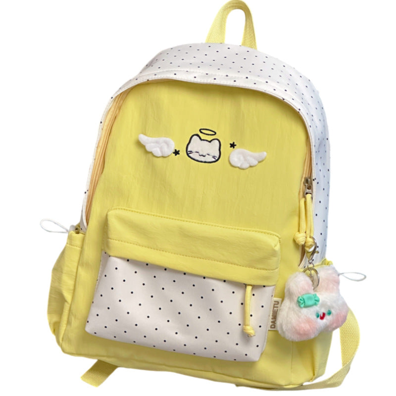 Cute Character Embroidered Backpack Stornfield
