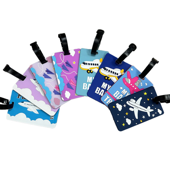 Airplane-Themed Luggage Tag Stornfield