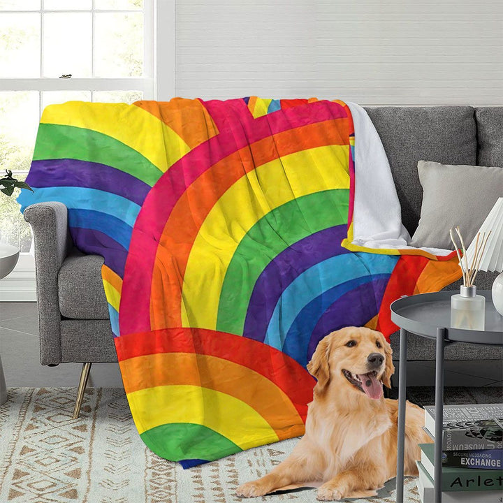 Colorful Soft Fleece Blanket