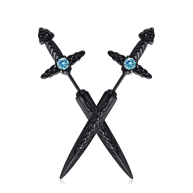 Gothic Sword-Shaped Earrings Stornfield