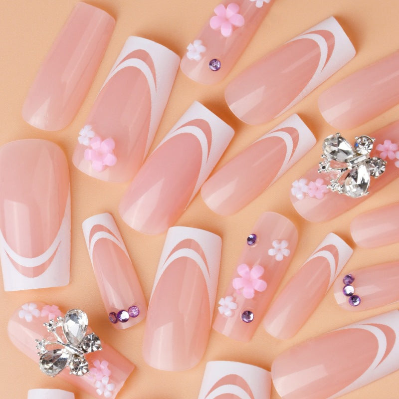 Decorative Floral Nail Art Enhancements Stornfield