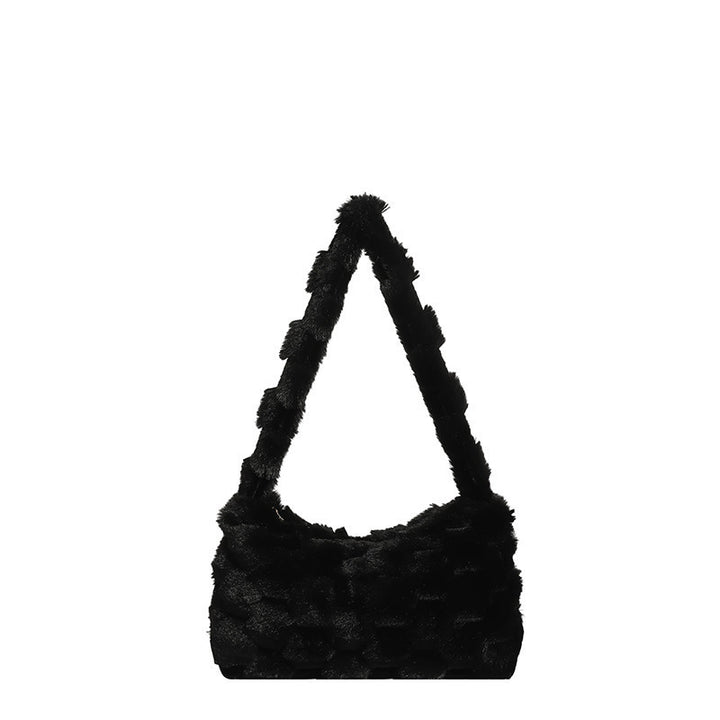 Cozy Textured Plush Handbag Stornfield