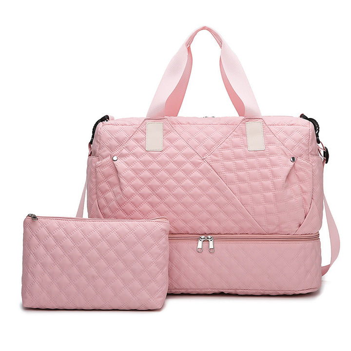 Quilted Multitasking Travel Duffle Bag Stornfield