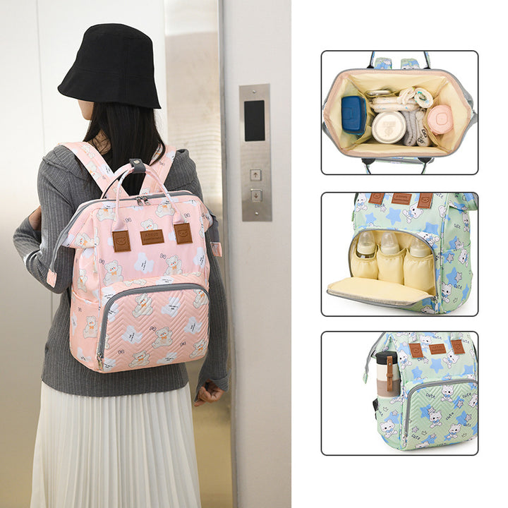 Cute Character Print Baby Backpack Stornfield