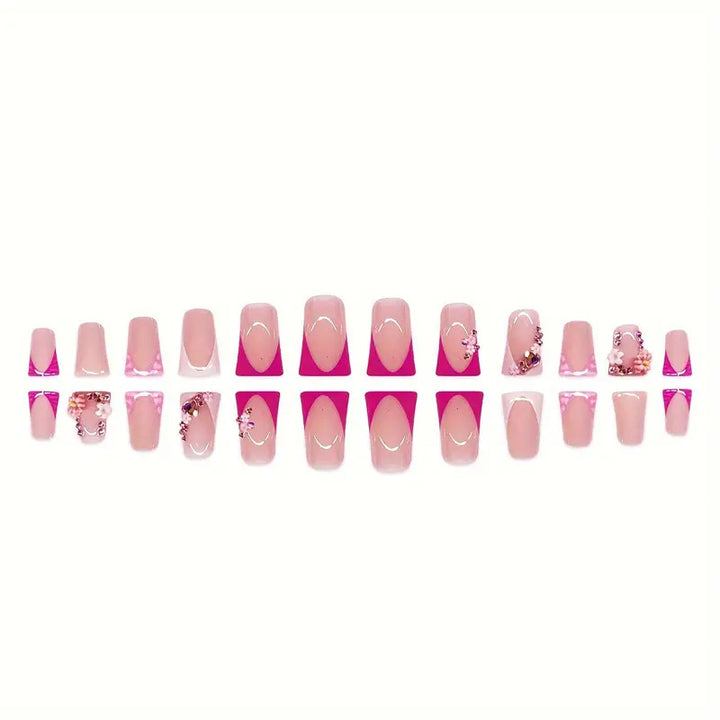 Floral-Embellished Stiletto Press-On Nails Stornfield
