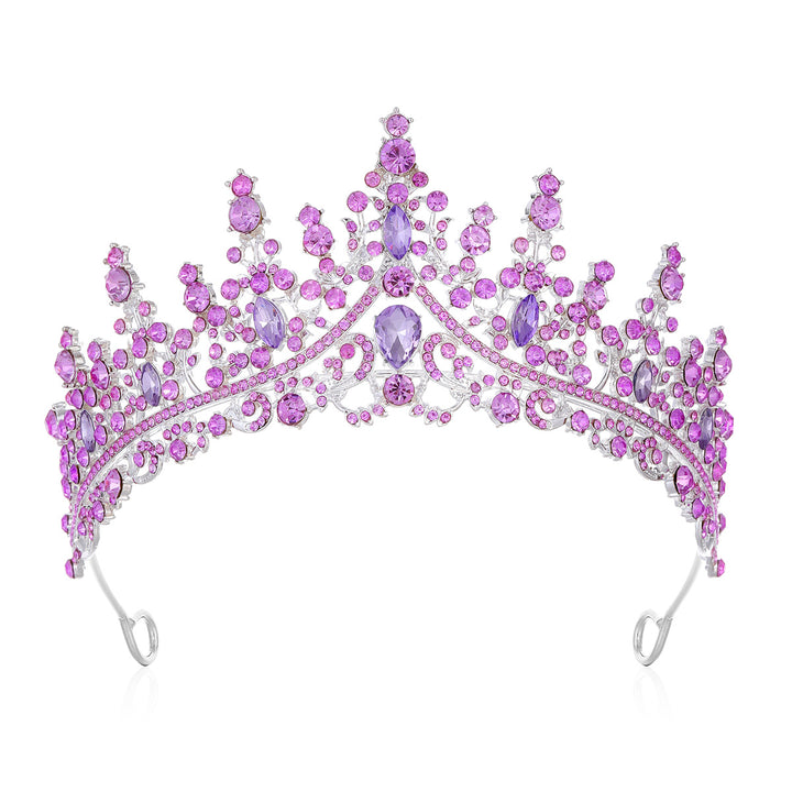 Ladies Rhinestone Tiara with Sparkling Gemstones Stornfield