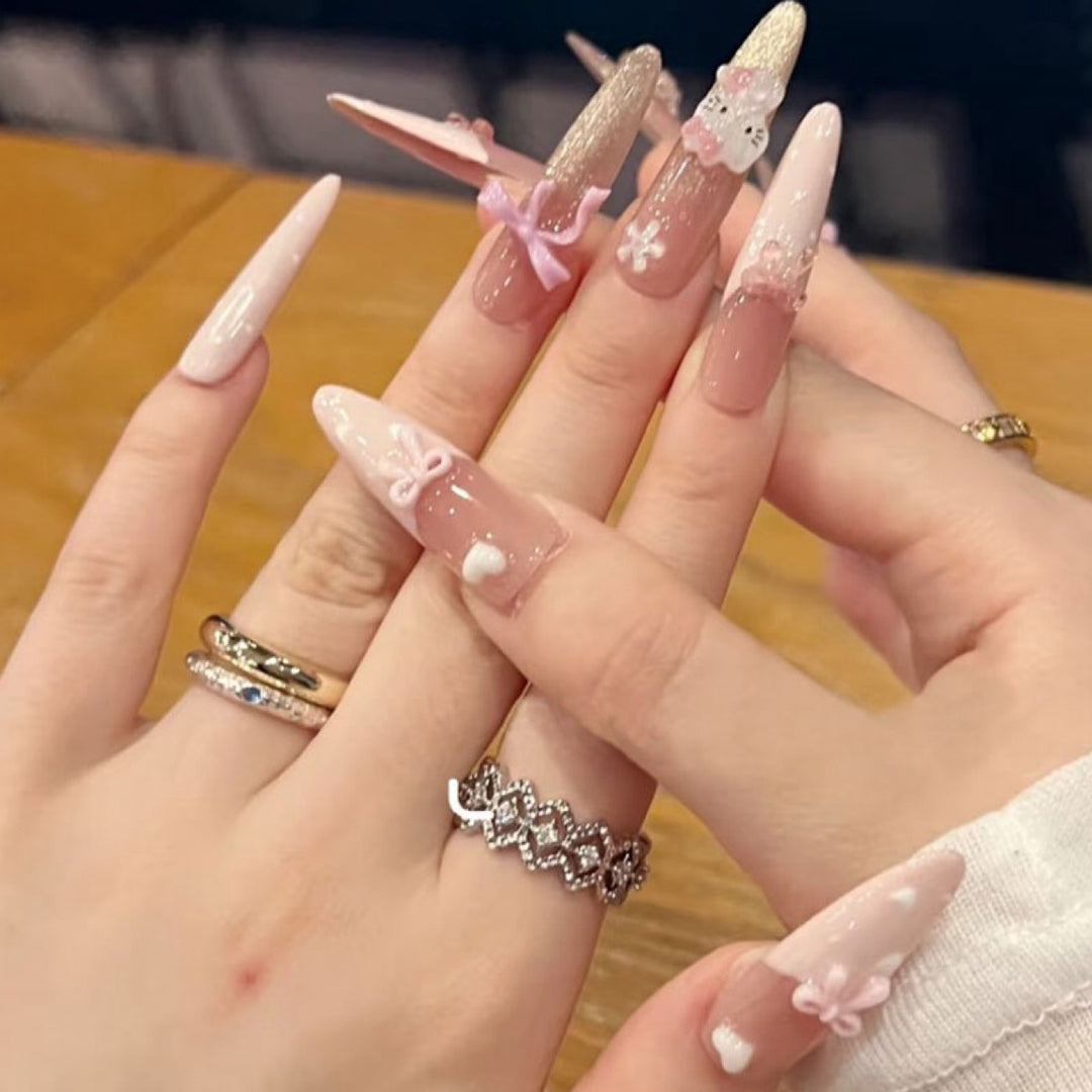 Decorative Press-On Nail Set