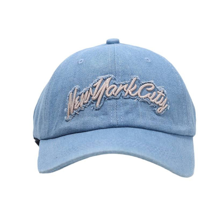 Women's Distressed Denim Baseball Cap Stornfield 1784083711
