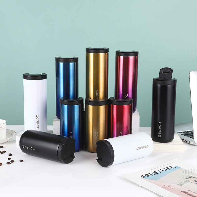 Women's insulated stainless steel coffee mug with elegant design and non-slip bottom Stornfield