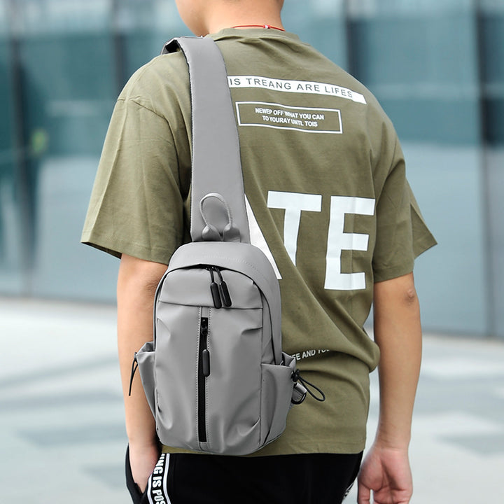 Sleek Water-Resistant Minimalist Sling Bag Stornfield