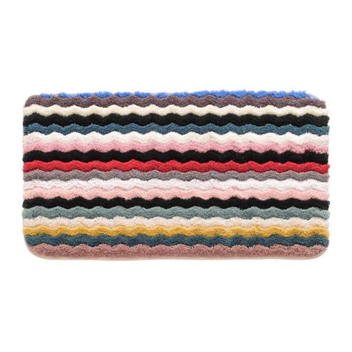 Fringed Chevron Bath Mat Stornfield