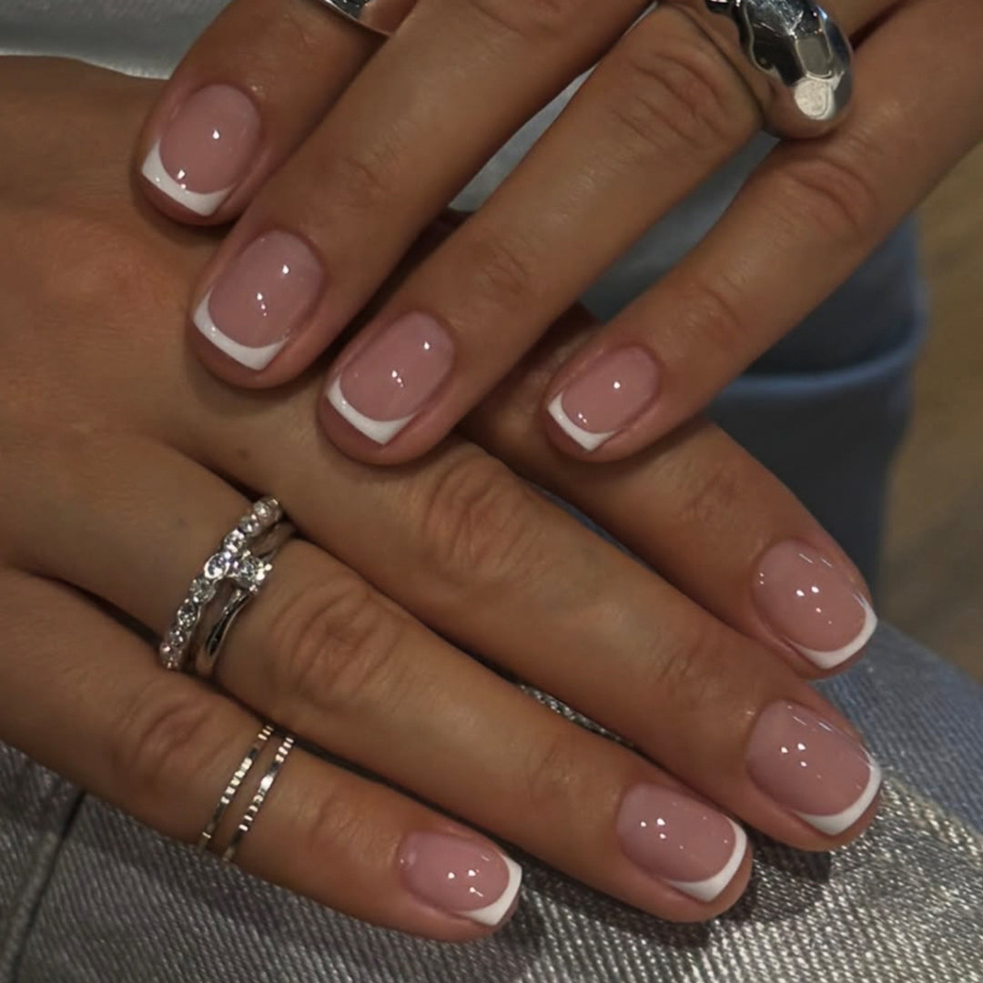 Artful French Manicure Nail Art Stornfield