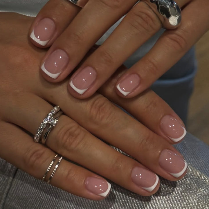 Artful French Manicure Nail Art Stornfield