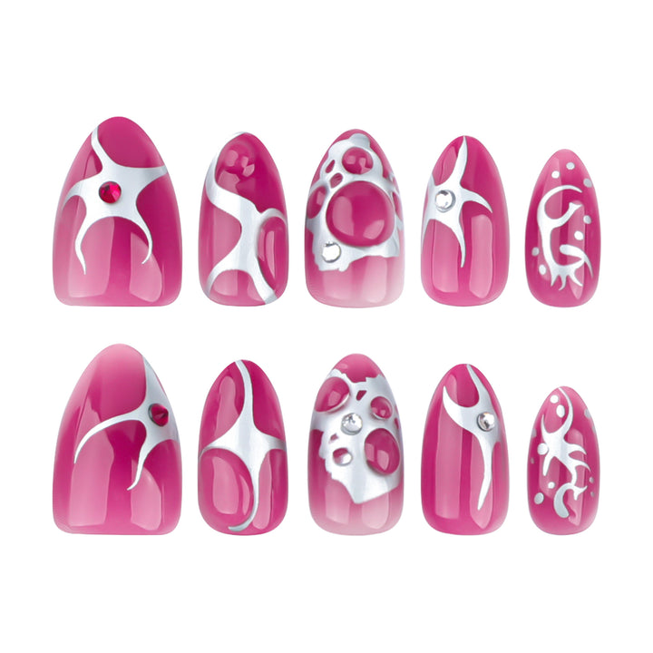 Artful Nail Art with Metallic Accents Stornfield
