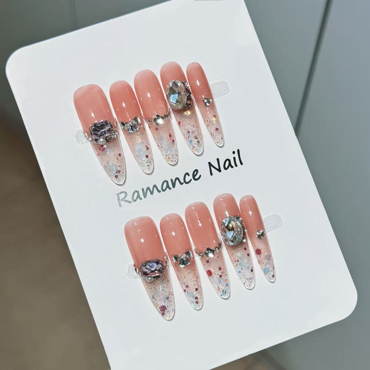Elegant Press-On Nail Set Stornfield