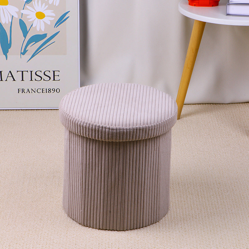 Elegant Upholstered Storage Stool Stornfield