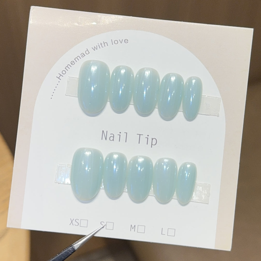 Artifical Nail Tips with Shimmering Effect Stornfield