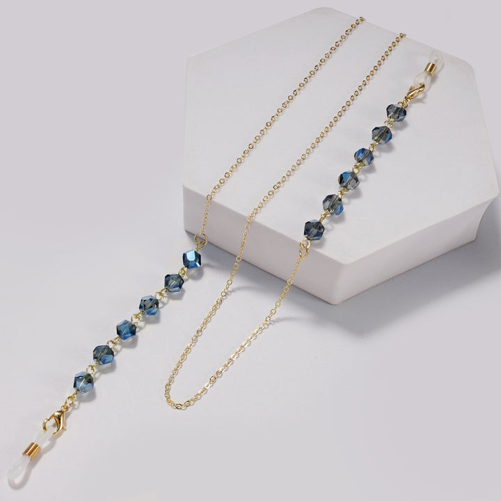 Elegant Crystal Beaded Glasses Chain Stornfield