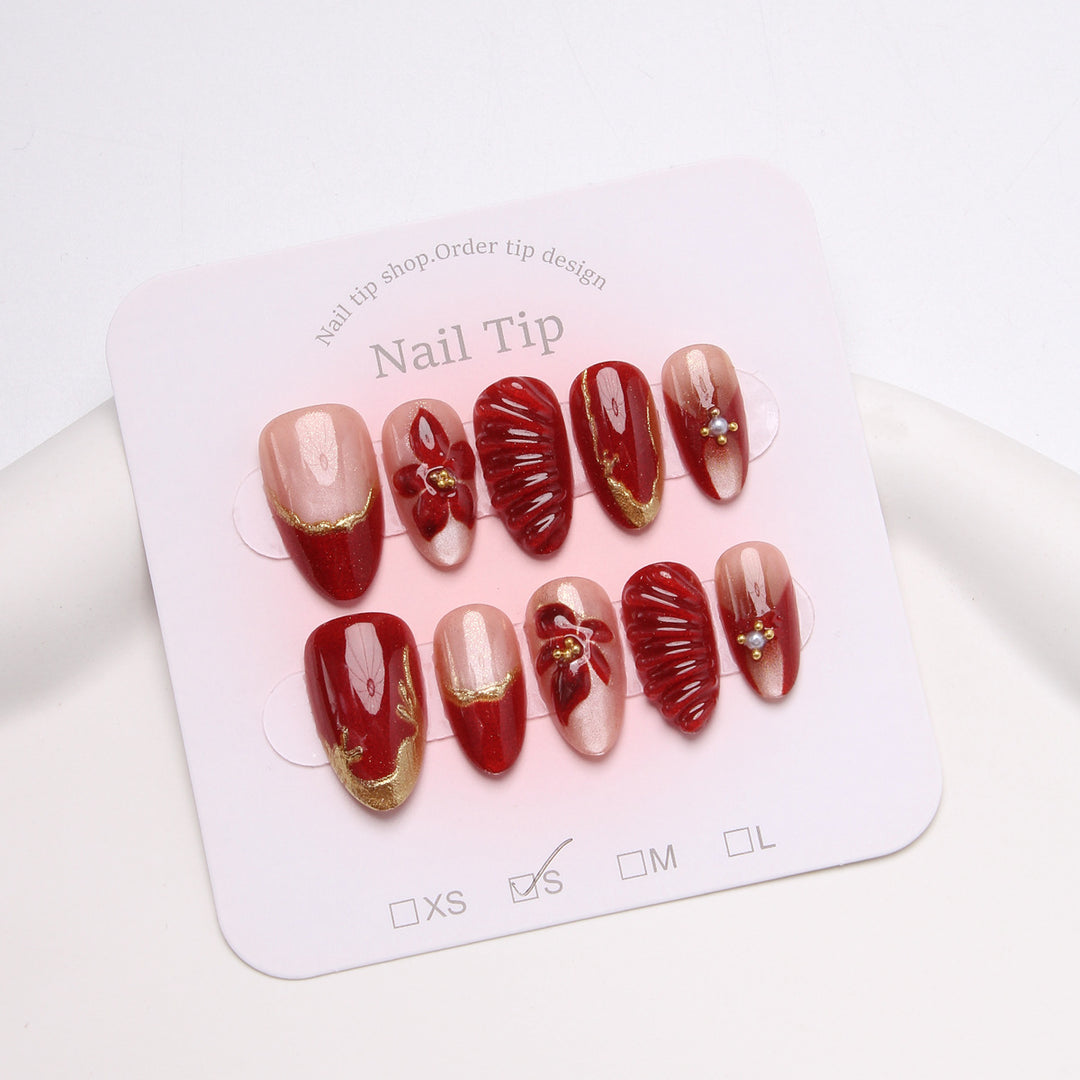Elegant Press-On Nail Tips Stornfield