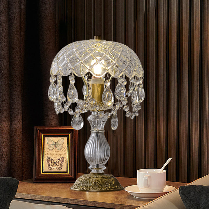 Elegant Crystal Table Lamp