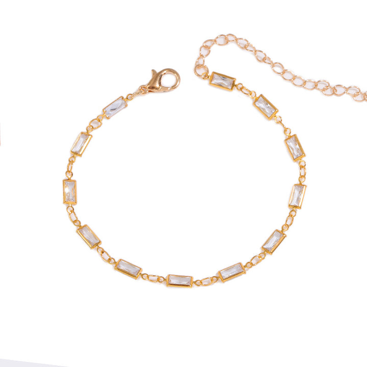 Elegant Glass Chain Bracelet Stornfield