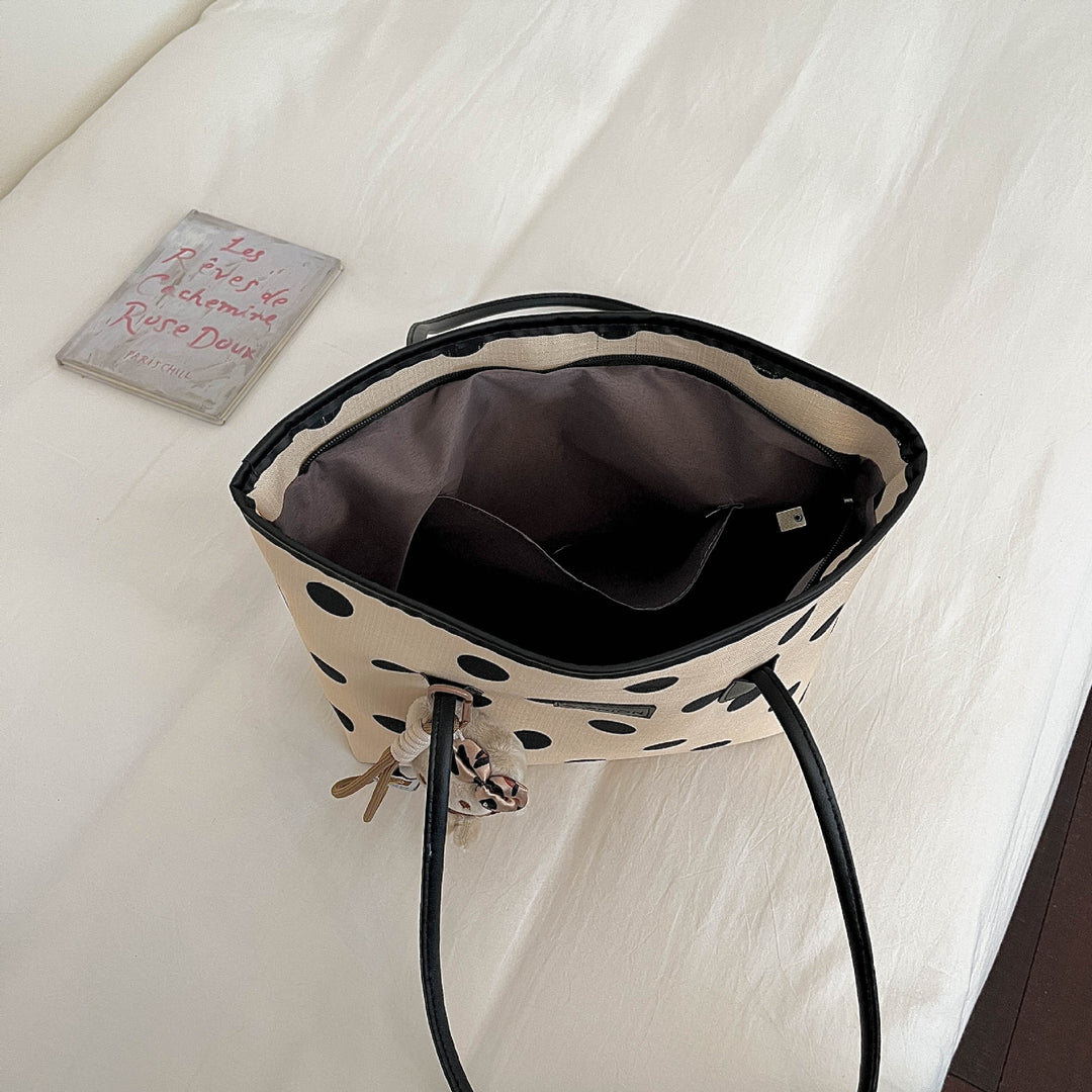 Polka Dot Casual Tote Bag