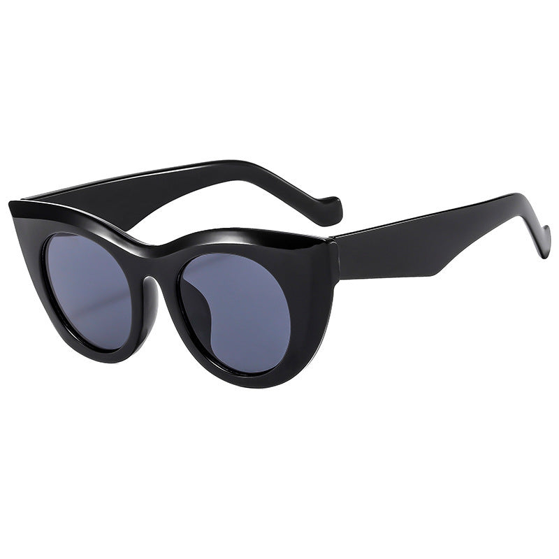 Women's Cat-Eye Sunglasses with Transparent Frame and Polarized Lenses Stornfield