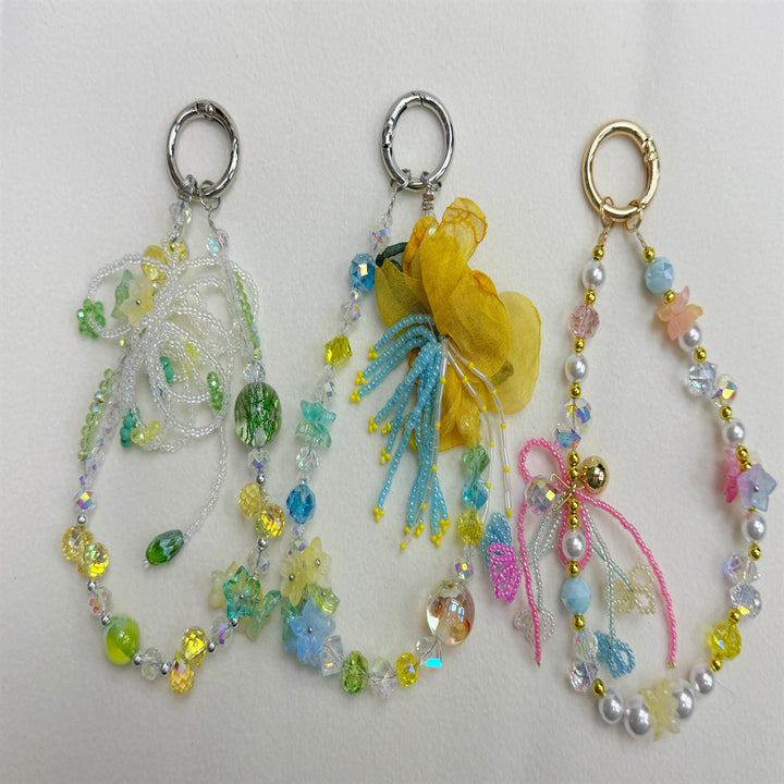 Decorative Floral Charm Keychain Stornfield 1790135410