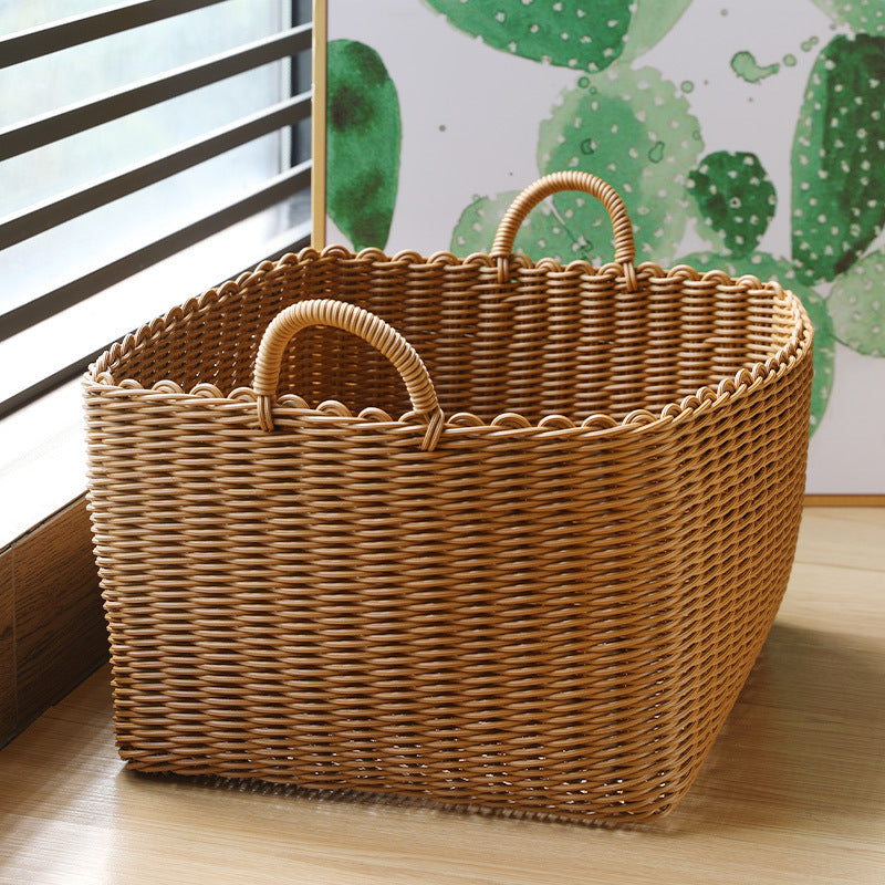 Unisex Braided Storage Basket with Practical Handle Stornfield