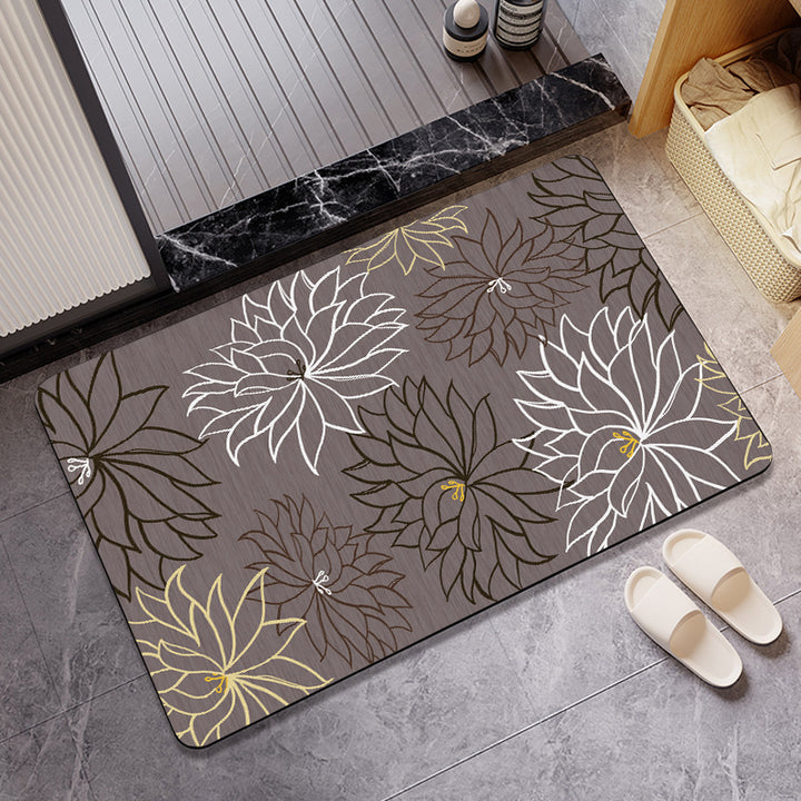 Stylish Patterned Bath Mat Stornfield