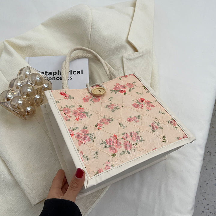 Decorative Floral Tote