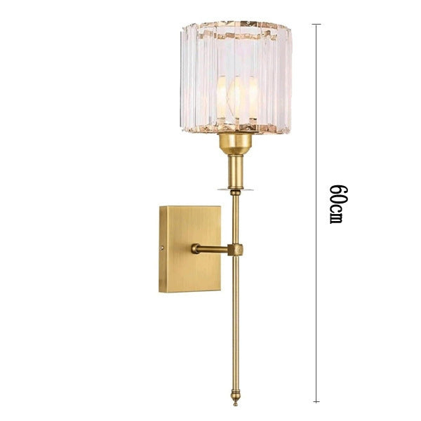 Crystal-Accented Wall Sconce