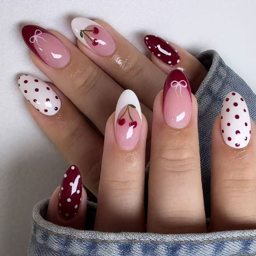 Artistic Cherry Nail Enhancements Stornfield