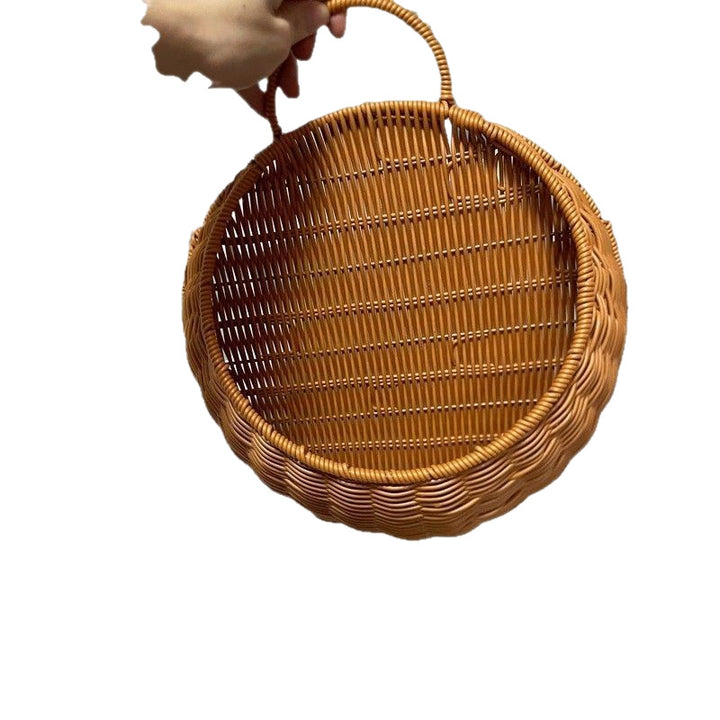 Women Handmade Woven Basket with Handle Stornfield
